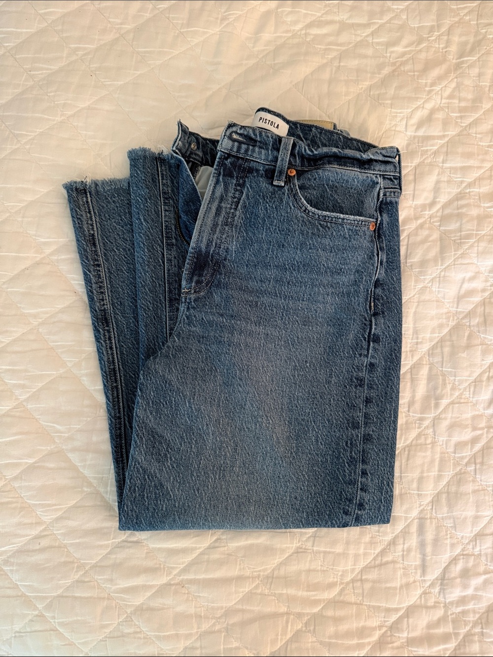 Pistola Penny Lana Petite High Rise Wide Leg Jeans